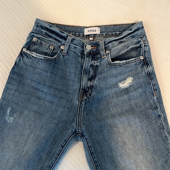 Pistola Presley High Rise Relaxed Roller in Antidote - Picture 5 of 7